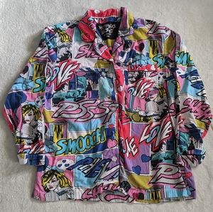 Victoria secret comic book style PJ set